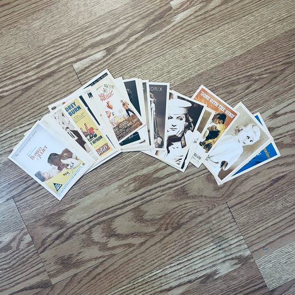30 Vintage Post Cards Other - 30 Vintage Post Cards /Prints Musicians Movies Actors Actresses